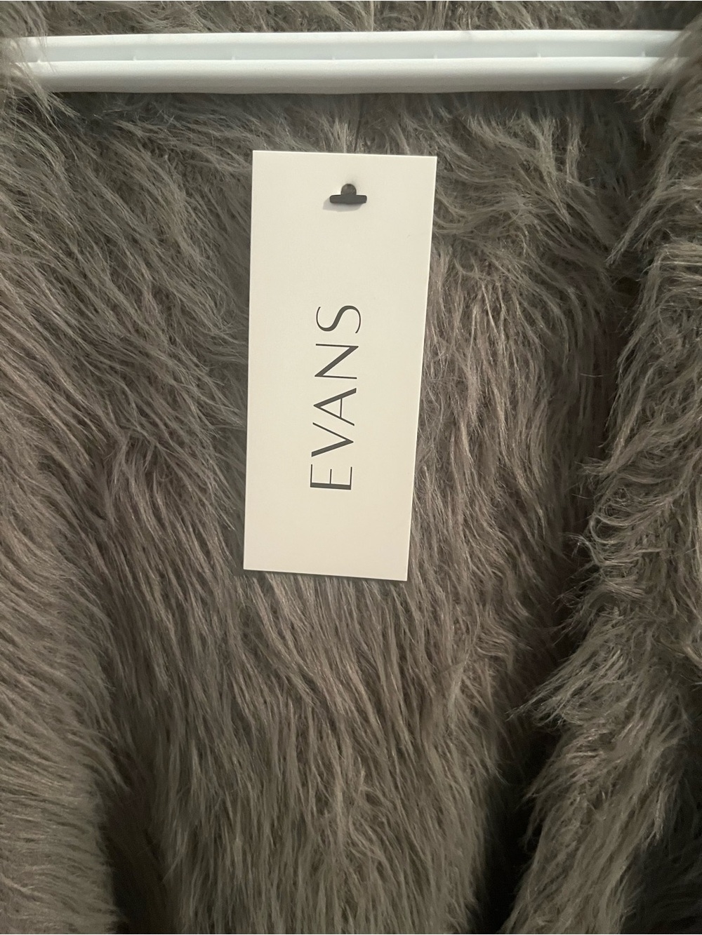 Evans Cardi Melani Feather Women’s Plus UK 18/ US 2X Green Moss Fuzzy Cardigan - Picture 5 of 7